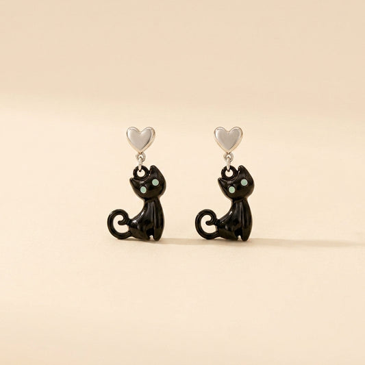 Little Observers Earrings - Black