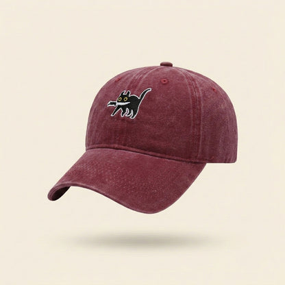 Purrpetrator Cap - Burgundy