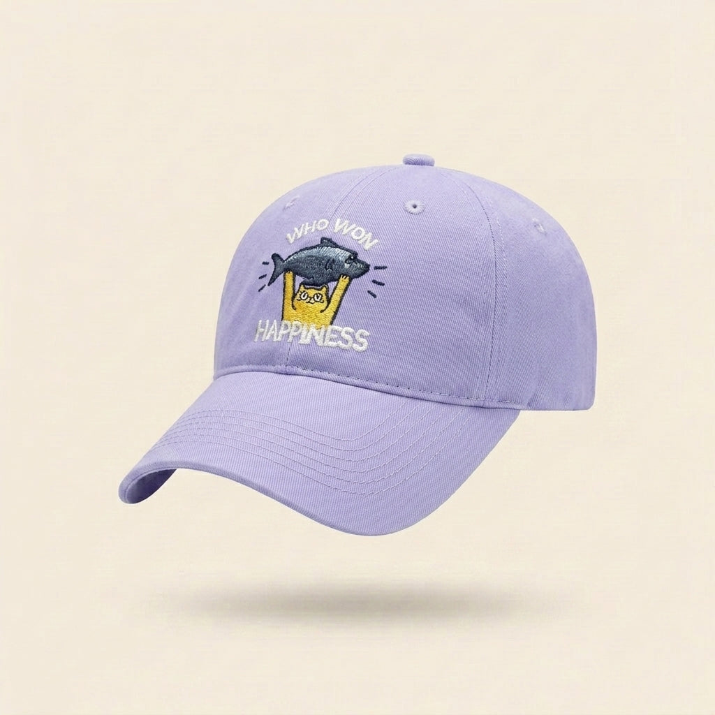 Fish-Lifting Kitty Cap