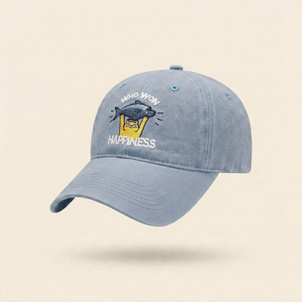 Fish-Lifting Kitty Cap