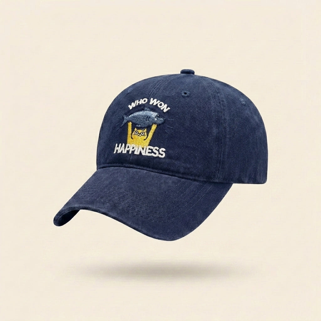 Fish-Lifting Kitty Cap