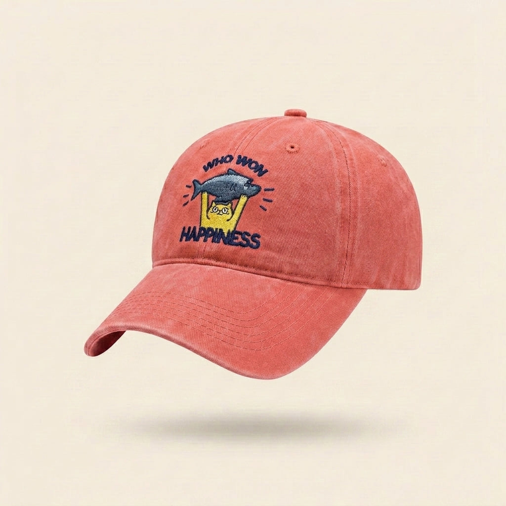 Fish-Lifting Kitty Cap