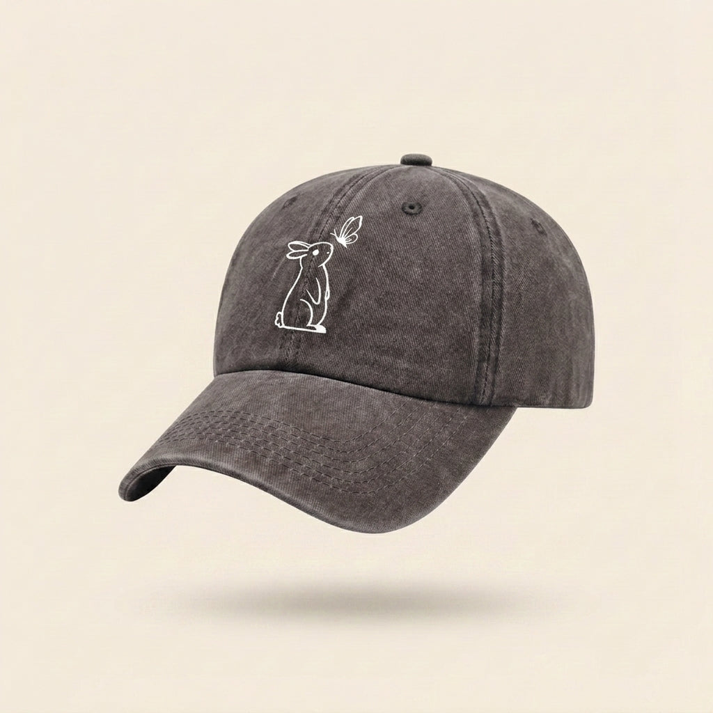 Hare & Butterfly Cap