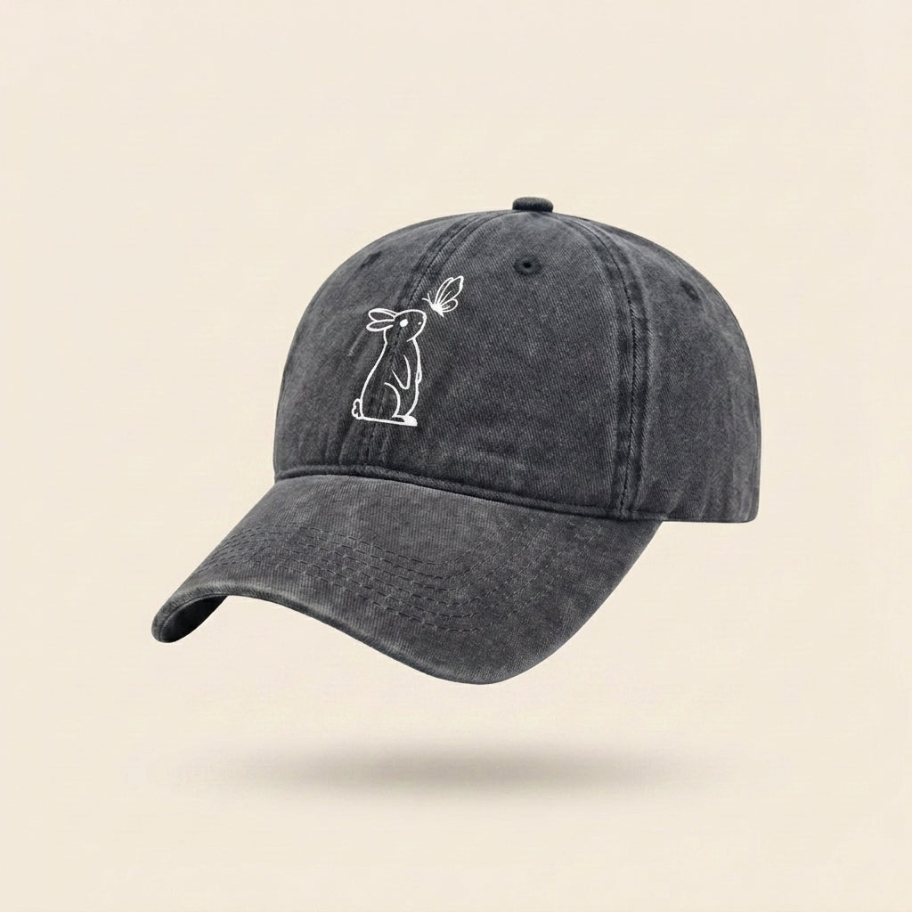 Hare & Butterfly Cap