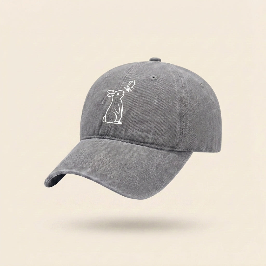 Hare & Butterfly Cap