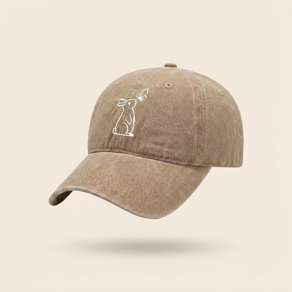 Hare & Butterfly Cap