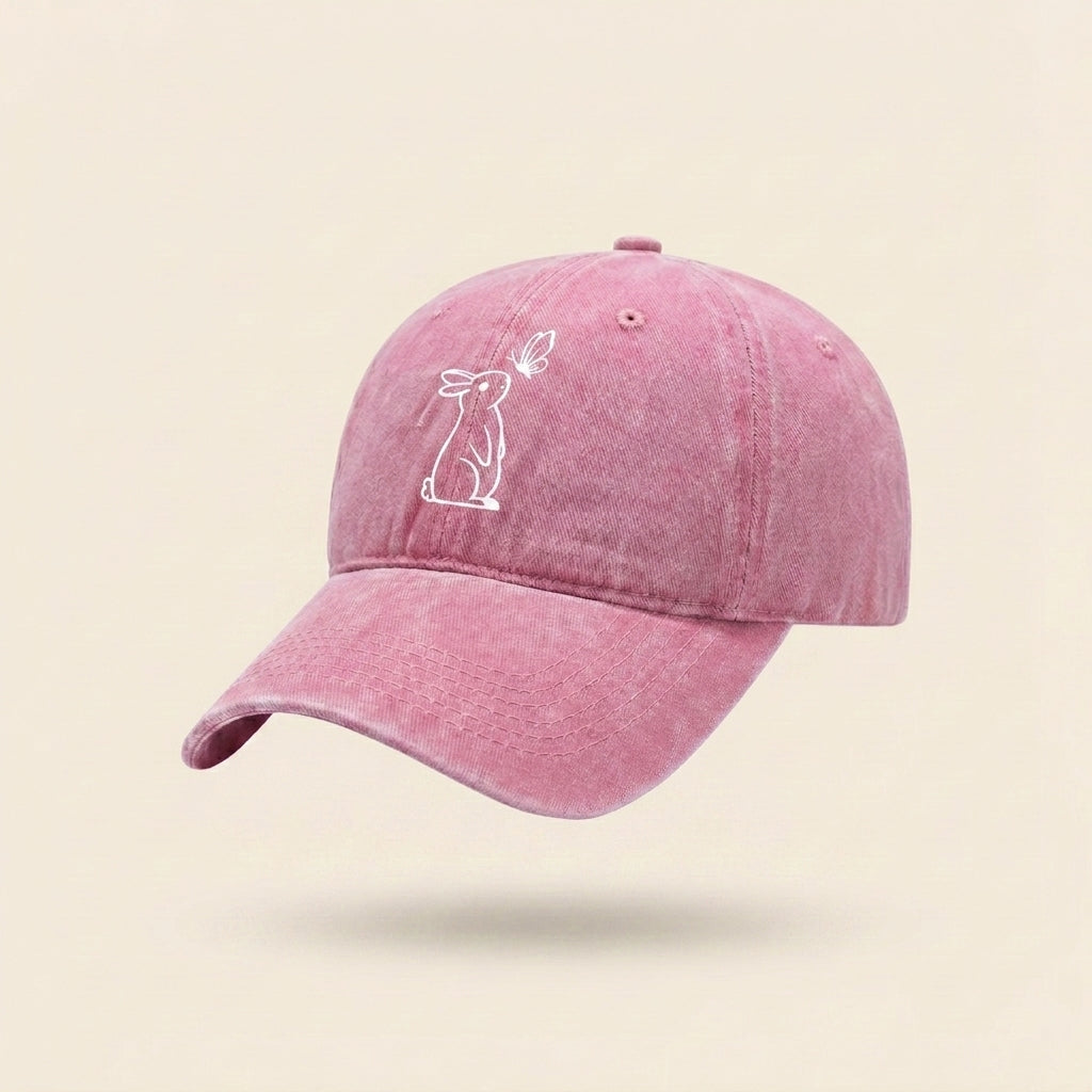 Hare & Butterfly Cap