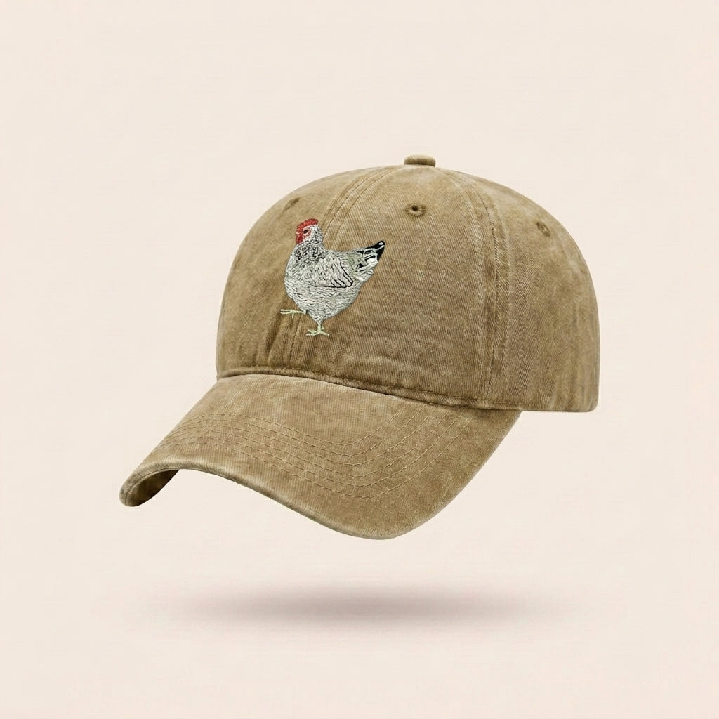 Snowy Hen Cap