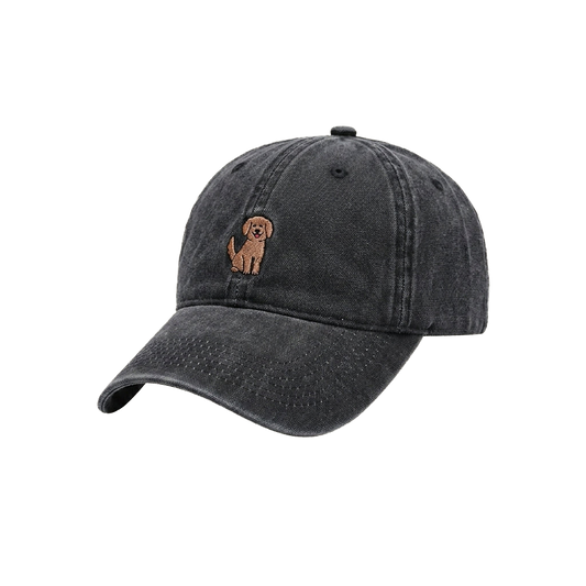 Grinning Brown Beagle Cap — transparent product card