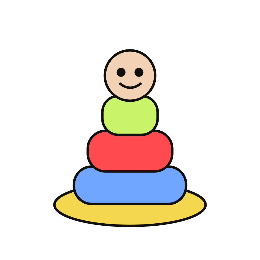 McPetty Little Buddy Stacking Toy